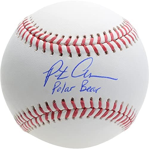 Pete Alonso New York Mets Dedikált Baseball jegesmedve Felirat, - Dedikált Baseball