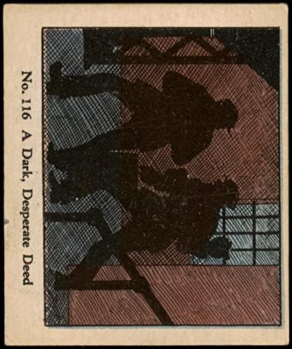 1937 Dick Tracy 116 Sötét, Kétségbeesett Cselekedet (Kártya) VG/EX