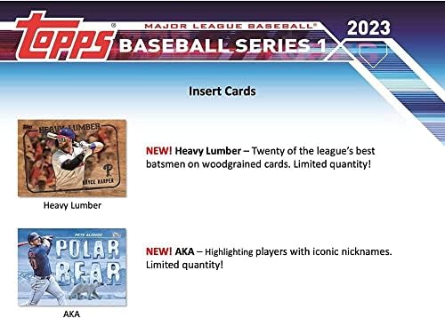 2023 Topps Sorozat 1 Baseball Gyári Lezárt Kiskereskedelmi Fogas Pack Doboz 67 Kártyák Chase újonc kártyák autogramot, majd