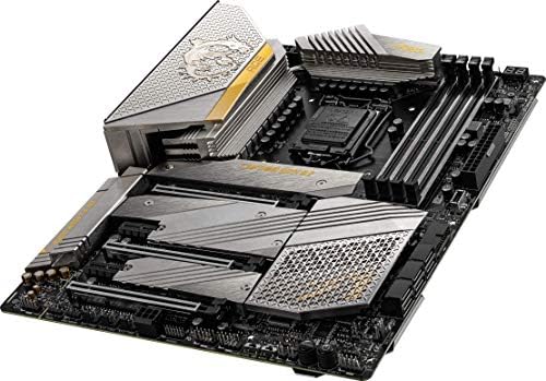 MSI MEG Z590 ACE Gold Edition Játék Alaplap (ATX, 11./10 Generációs Intel Core, LGA 1200 Aljzat, SLI/CFX, DDR4, PCIe 4, M.