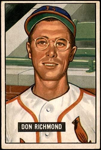 1951 Bowman 264 Ne Richmond St. Louis Cardinals (Baseball Kártya) VG Bíborosok