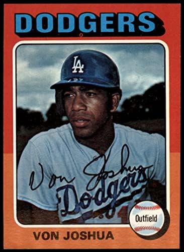 1975 Topps 547 Von Joshua Los Angeles Dodgers (Baseball Kártya) NM+ Dodgers