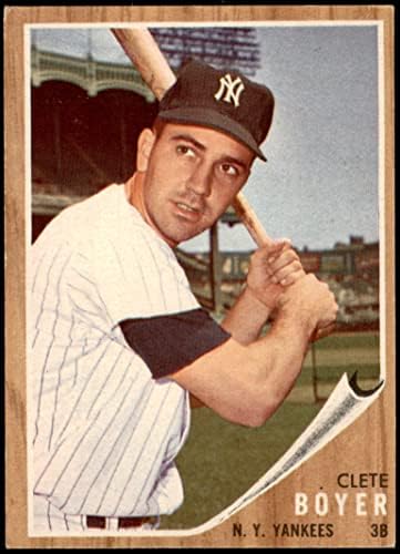 1962 Topps 490 Lehet Boyer New York Yankees (Baseball Kártya) Dean Kártyák 5 - EX Yankees