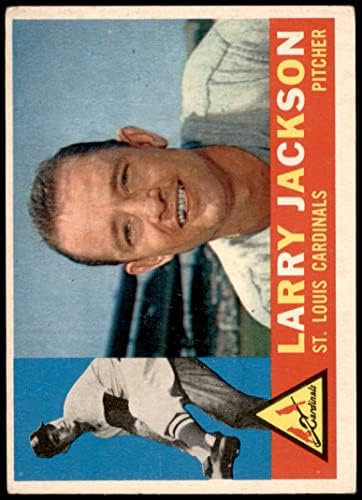 1960 Topps 492 Larry Jackson St. Louis Cardinals (Baseball Kártya) VG/EX Bíborosok