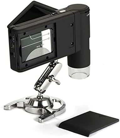 FGUIKZ 500 X Mobil Digitális Mikroszkóp 3 LCD 5MP Összecsukható USB-s Lítium Akkumulátor 8 LED PC Nagyító Kamera Eszközök