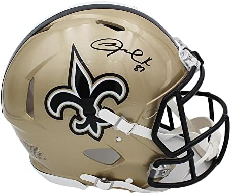 Jared Szakács Aláírt New Orleans Saints Sebesség Hiteles NFL Sisak - Dedikált NFL Sisak