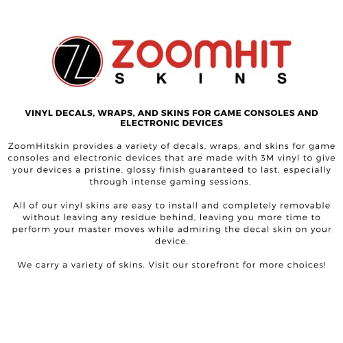 ZOOMHITSKINS Vezérlő Bőr Kompatibilis az Xbox Egy S Xbox One X, 3M Vinyl Matrica Technológia, Pasztell Rózsaszín Kék Elegáns