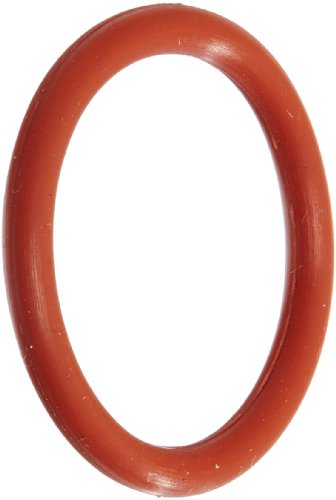 224 Szilikon O-Gyűrű, 70A Durometer, Piros, 1-3/4 ID 2 OD, 1/8 Szélesség (Csomag 10)