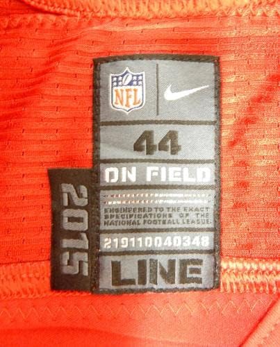 2015 San Francisco 49ers Vance McDonald 89 Játék Kiadott Piros Mez 44 DP28464 - Aláíratlan NFL Játék Használt Mezek