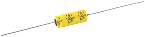 NTE Elektronika NPA.47M50 Sorozat NPA Alumínium Nem Polarizált Elektrolit Kondenzátor, 20% - Os Kapacitás Tolerancia, Axiális