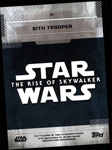 2019 Topps Star Wars A Rise of Skywalker Sorozat Egy 40 Sith Trooper Trading Card