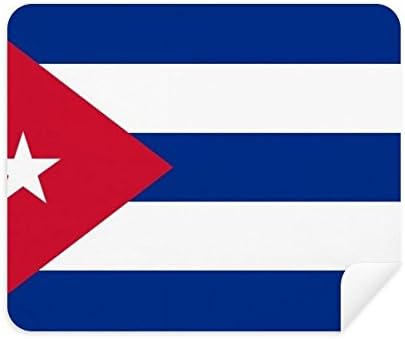 Kuba Nemzeti Zászló Észak-Amerikai Ország tisztítókendővel Képernyő Tisztító 2db Velúr Szövet