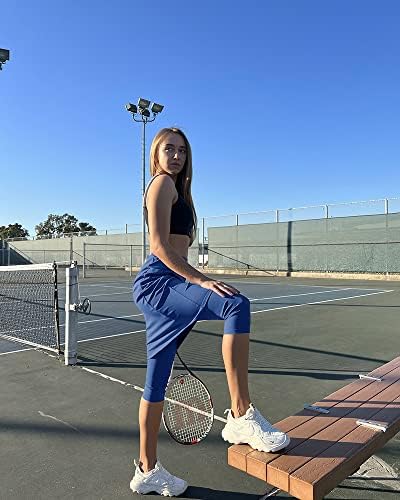 Aurgelmir Női Tenisz, Golf Szoknya Legging Edzés Szoknyás Leggings Sportos Skorts Zsebek a Túrázás, a Golf