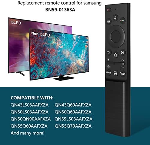 BN59-01363A Csere TV Hang Távirányító Samsung Smart TV NEO QLED/QLED Sorozat,Kompatibilis QN43LS03AAFXZA QN55LS03AAFXZA QN65LS03AAFXZA