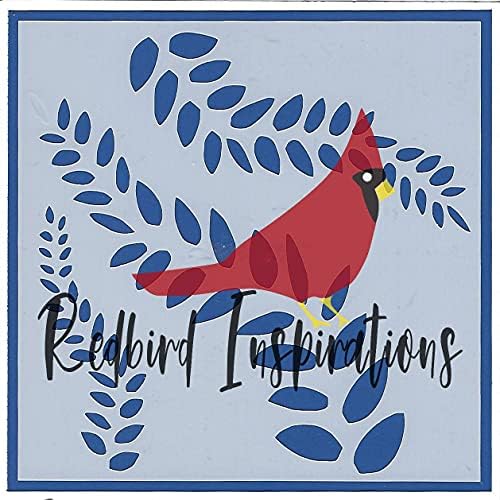 Redbird Inspirációk Eredeti Sablon, 6x6 Inch, Levelek