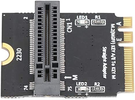 ASHATA M. 2 SATA Adapter Kártya, NVMe SSD M. 2 Kulcs Egy E Függőleges Telepítés Hálózati Átalakító Elektronikus Alkatrész,