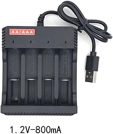 USB AA/AAA No. 5 Akkumulátor Töltő 7 Akkumulátor 1.2 V NiMH Nikkel-Kadmium Akkumulátor Négy Slot Töltő Okos indexet