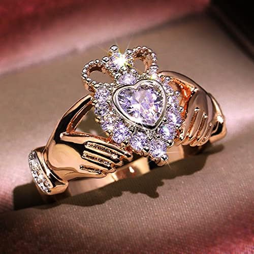 Ajándék Esküvői Zenekar Divat Gyűrű Női ékszer Ékszer Gyűrű, Felső, Ami Tini (Arany, 8)