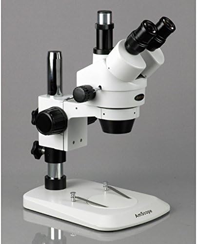 AmScope SM-1TNX Szakmai Trinocular Sztereó Zoom Mikroszkóp, WH10x Szemlencse, 3,5 X-45X Nagyítás, 0.7 X 4, 5 X Zoom Objektív,